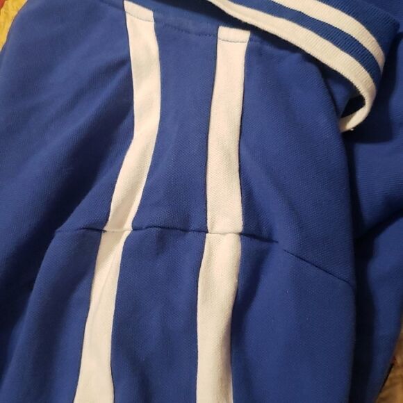 STITCH Fix | Katie Sturino Blue Race Stripe Polo Size XL NWOT - Picture 5 of 5